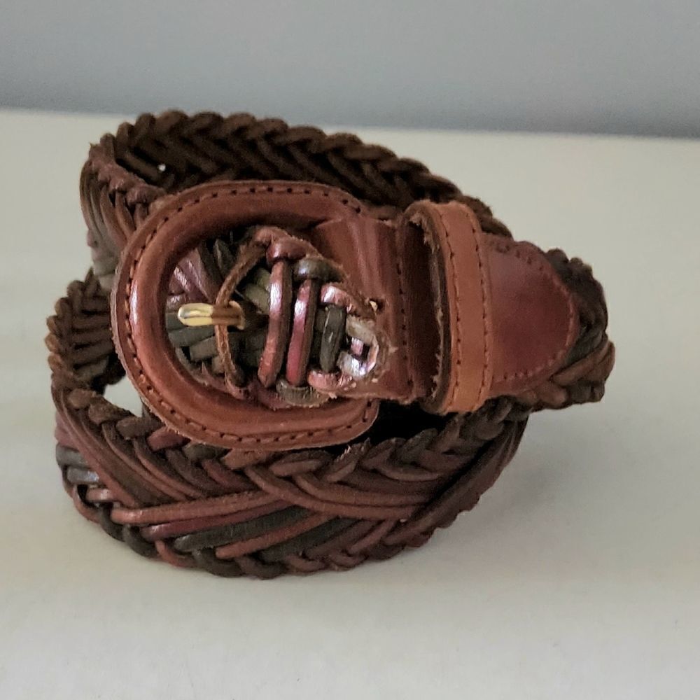 The Limited genuine leather belt size medium brown